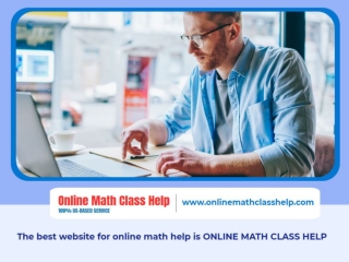 The best website for online math help is ONLINE MATH CLASS HELP