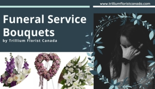 Funeral Service Bouquets by Trillium Florist Canada