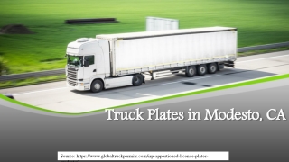 Truck Plates in Modesto, CA