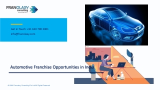 Automotive Franchise Opportunities in India