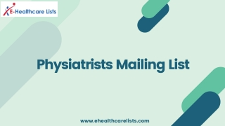 Physiatrists Mailing List