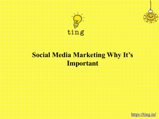 Social media marketing: Why it’s important