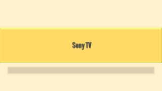 Buy Sony TVs online at Best Prices on Bajaj Finserv EMI Store