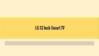 LG 32 inch Smart TV - Latest offers on 32 inch LG Smart TV online