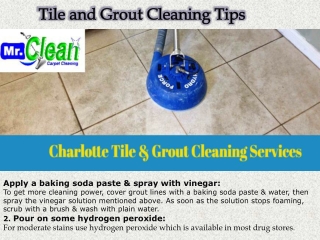 Tile and Grout Cleaning Tips