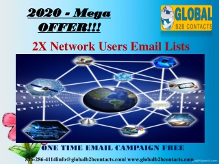 2X Network Users Email Lists