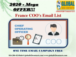 France COO's Email List