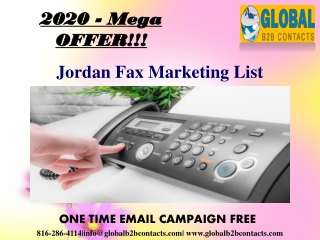 Jordan Fax Marketing List