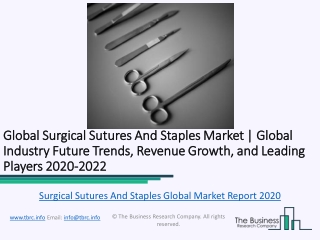 Global Surgical Sutures And Staples Market Report 2020