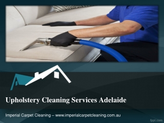 Upholstery Cleaning Services Adelaide