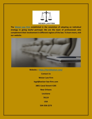 Metairie Divorce Lawyer - Haroldweiser