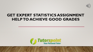 Get Expert Statistics Assignment Help to Achieve Good Grades