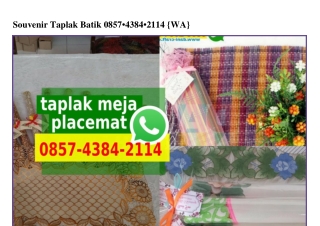 Souvenir Taplak Batik 0857 4384 2114[wa]
