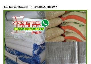 Jual Karung Beras 25 Kg Ö83I.Ö863.Ö4I5[wa]