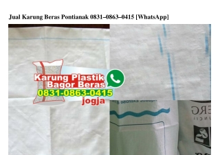 Jual Karung Beras Pontianak 0831·0863·0415[wa]