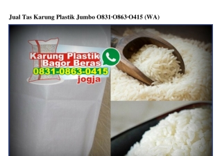 Jual Tas Karung Plastik Jumbo 083108630415[wa]