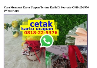 Cara Membuat Kartu Ucapan Terima Kasih Di Souvenir Ö818_22_5376[wa]