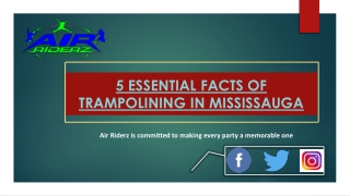 5 Essential Facts of Trampolining in Mississauga