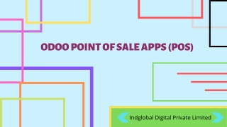 ODOO POINT OF SALE APPS (POS) in Bangalore