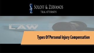 Types of Personal Injury Compensation