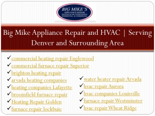 water heater repair Arvada