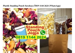 Plastik Standing Pouch Surabaya 08I9·II44·2624[wa]