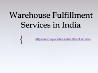 HOW DOES WAREHOUSE FULFILLMENT SERVICE PLAY A ROLE IN E-COMMERCE?