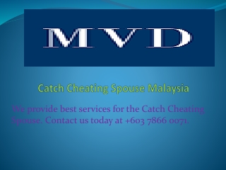 Catch Cheating Spouse Malaysia