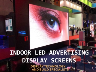 Indoor LED Advertising Display Screens- The LED Studio