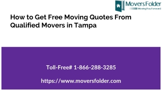 How to Get Moving Quotes Online from Movers in Tampa