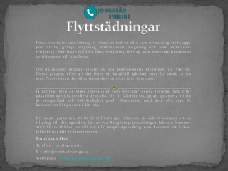 Flyttstädningar