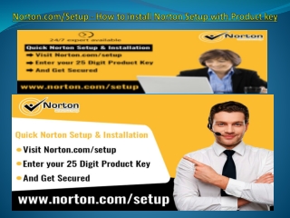Norton.com/Setup - How to install Norton Setup with Product key