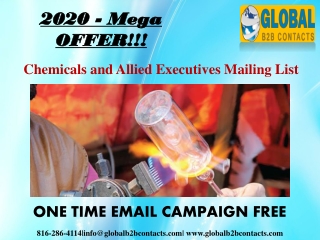 Chemicals and Allied Executives Mailing List
