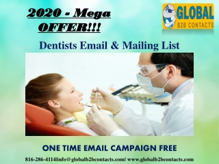 Dentists Email & Mailing List