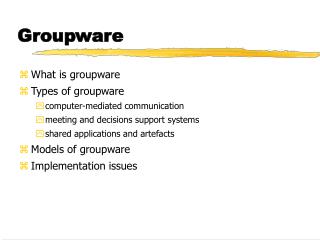 Groupware