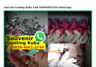 Souvenir Gunting Kuku Unik Ö838.4Ö61.2744[wa]