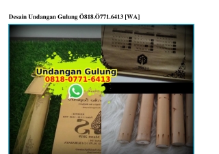 Desain Undangan Gulung 08I8–077I–64I3[wa]