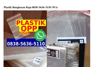 Plastik Bungkusan Baju O838–5636–511O[wa]