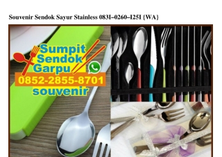 Souvenir Sendok Sayur Stainless 0831·0260·1251[wa]