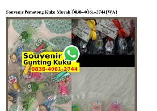 Souvenir Pemotong Kuku Murah O838.4O61.2744[wa]