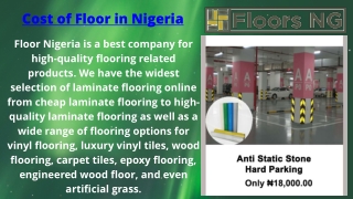 Best Marble flooring and Types of flooring for homes in Nigeria