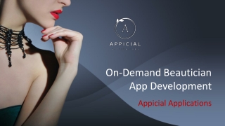 On-Demand Beautician App Development