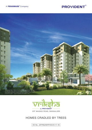 Flat for Sale in Bangalore | Vriksha by Provident | Apartments in Magadi Road