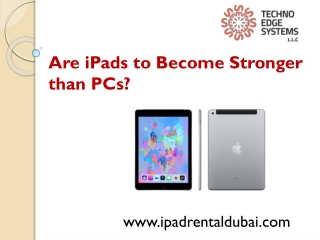 Rent a iPad | iPad Rental Dubai | iMac Rentals in Dubai