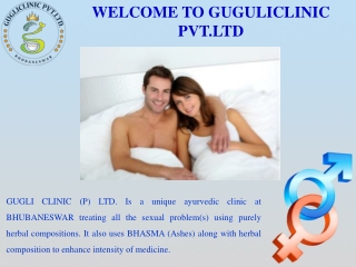 WELCOME TO GUGULICLINIC PVT.LTD