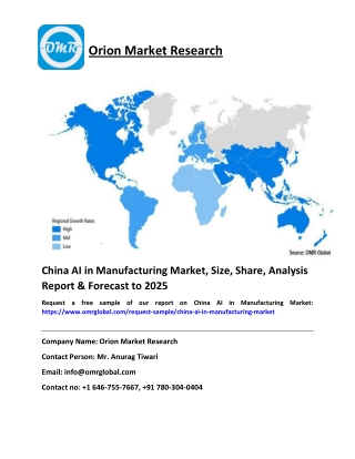 China AI in Manufacturing Market Growth, Size, , Industry Report  & Forecast to 2025