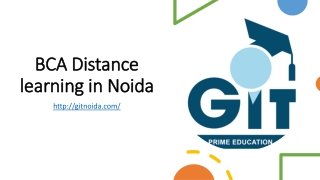 BCA Distance learning in Noida