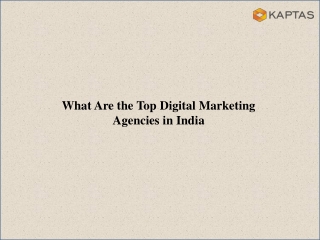 Best Digital Marketing Services Company Coimbatore - KAPTAS