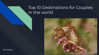 Top 10 Destinations for Couples in the world: Tom Salzano