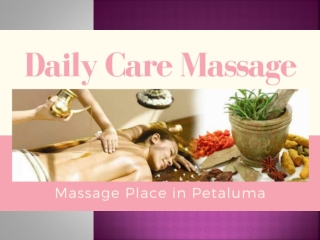 Massage Place in Petaluma